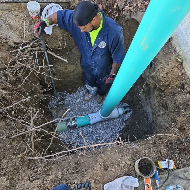 70 Exterior Cleanout Drain Cleaning Sewer Backups Rooter Snake Jet Rod Jetter All-Pro Plumbing Kokomo IN James of All-Pro Plumbing in Kokomo, IN, installs an exterior cleanout to provide easy access for drain cleaning and maintenance, preventing sewer backups and ensuring efficient system operation.