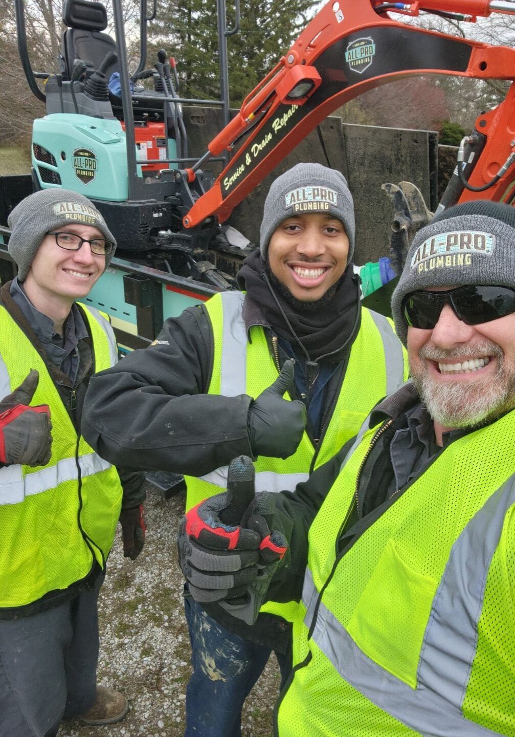 Our expert All-Pro Plumbing team, even in winter, proudly handles comprehensive sewer and drain repairs, replacements, and excavations in Kokomo, ensuring safe and successful jobs.